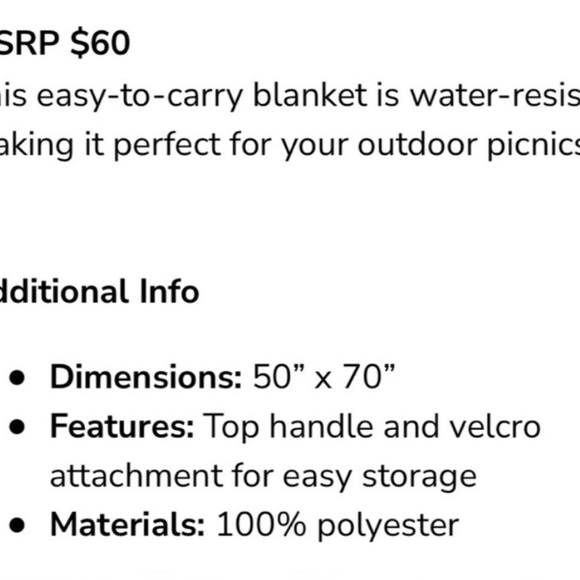 Society6 Picnic Blanket - Picture 5 of 9